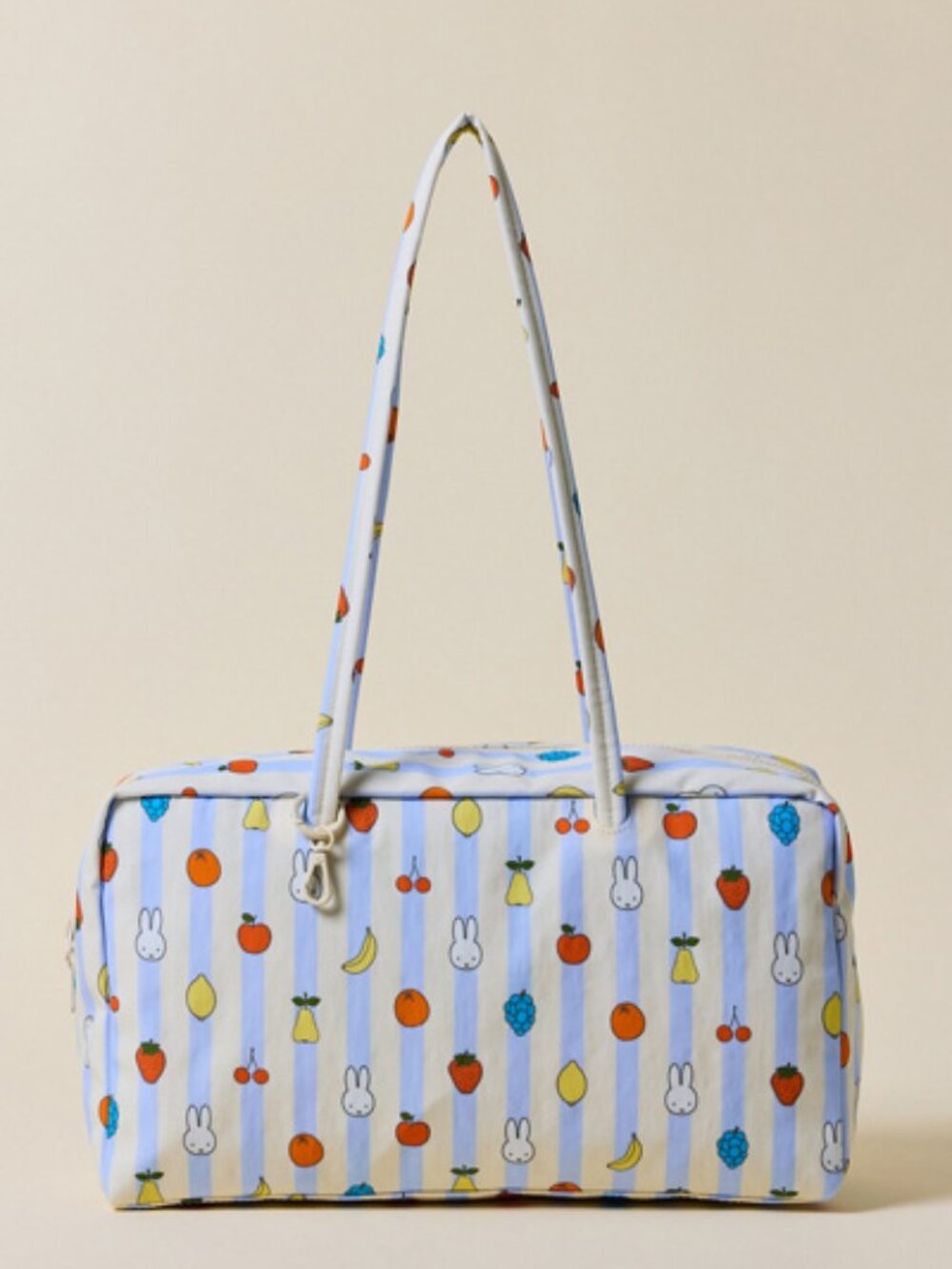 NWT Baggu x Miffy Medium Nylon Bowler Bag Picnic Stripes Miffy